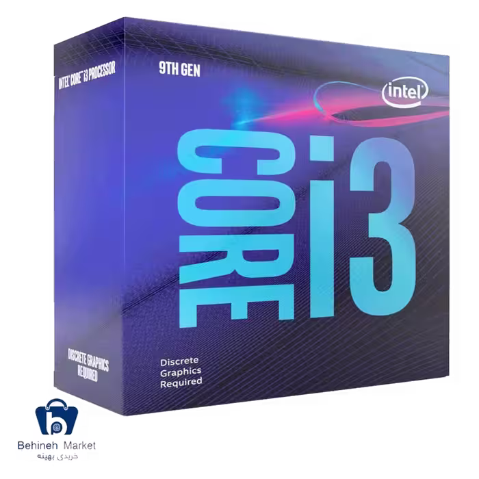پردازنده مرکزی اینتل مدل Core i3 9100F (بدون جعبه Tray)