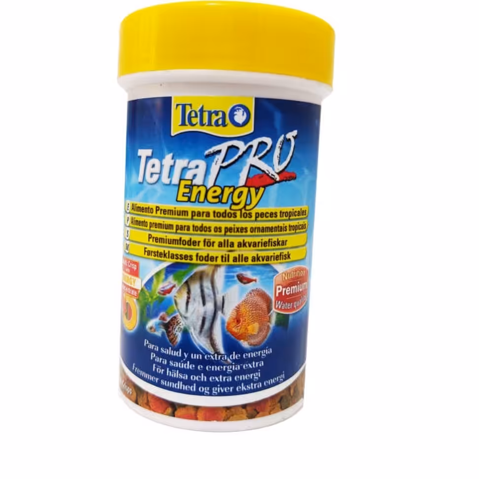 غذای ماهی زینتی برند تترا مناسب برای دیسکس مدل tetra pro energy