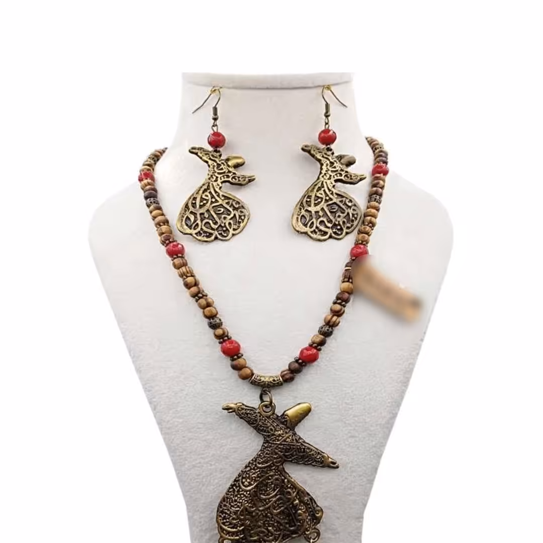 گردنبند و گوشواره رقص سماع 