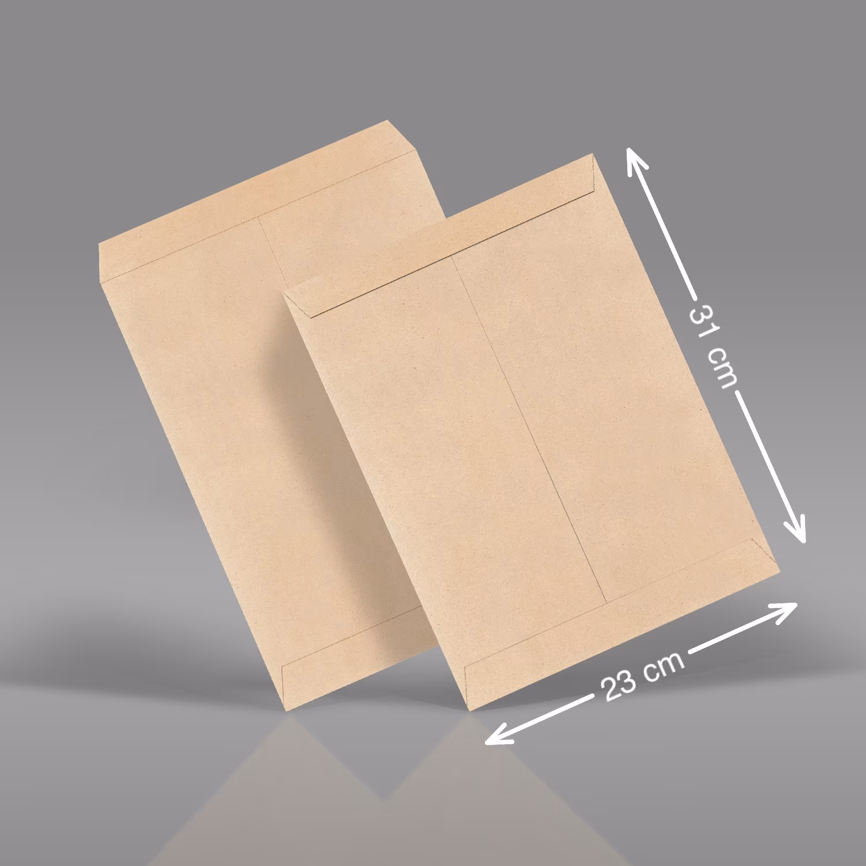 پاکت نخودی مقوایی A4 (بسته ده تایی)