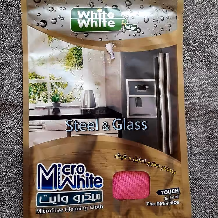 دستمال وایت اند وایت مخصوص استیل و شیشه

✔ جنس:میکروفایبر
✔ مناسب برای انواع سطوح شیشه ای و استیل
✔ جذب بسیار قوی و پاک 