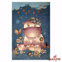 فرش ساوین کد 7280 آبی تیره