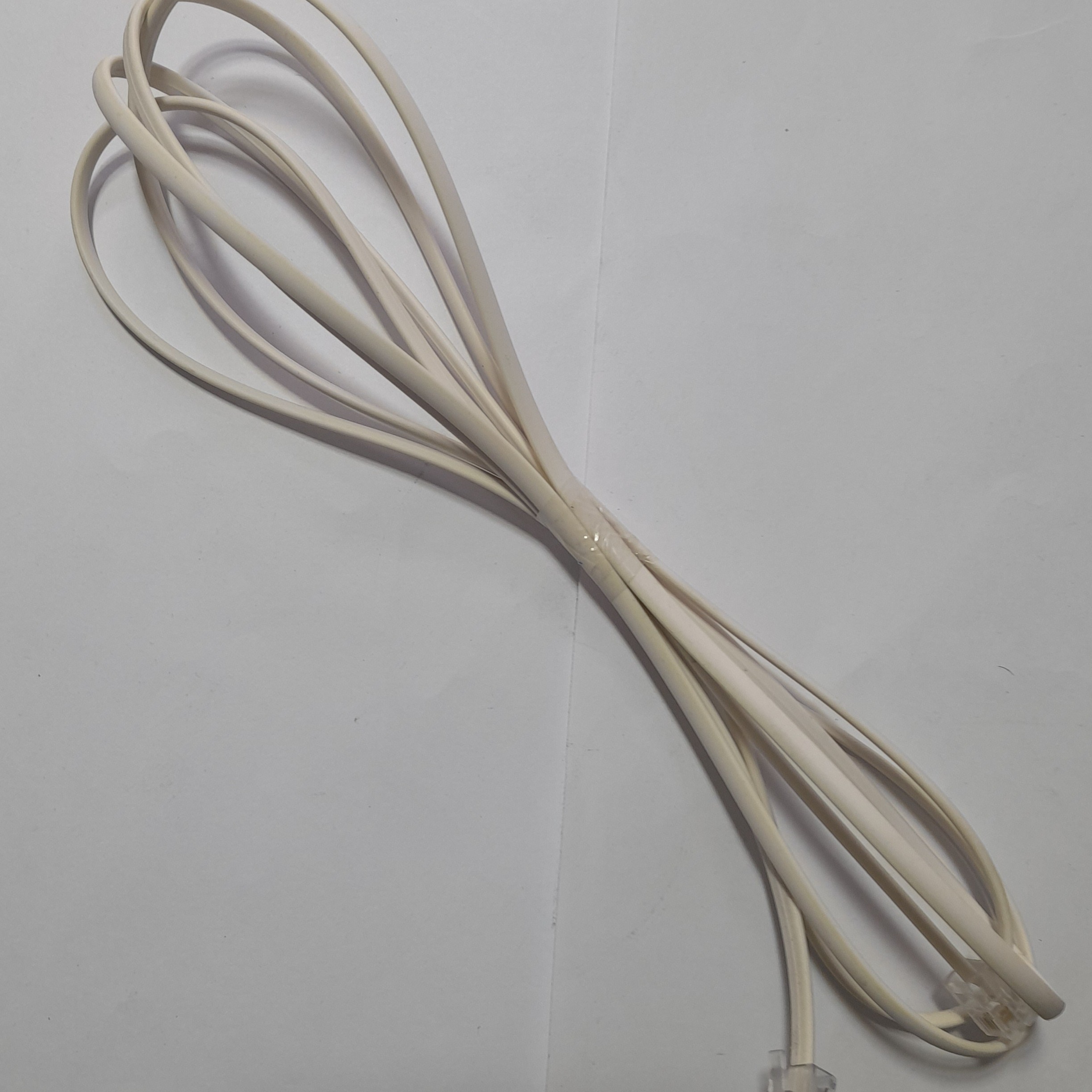 سیم خط تلفن یک متری سفید ارسال رایگان با خرید 100هزار تومان 