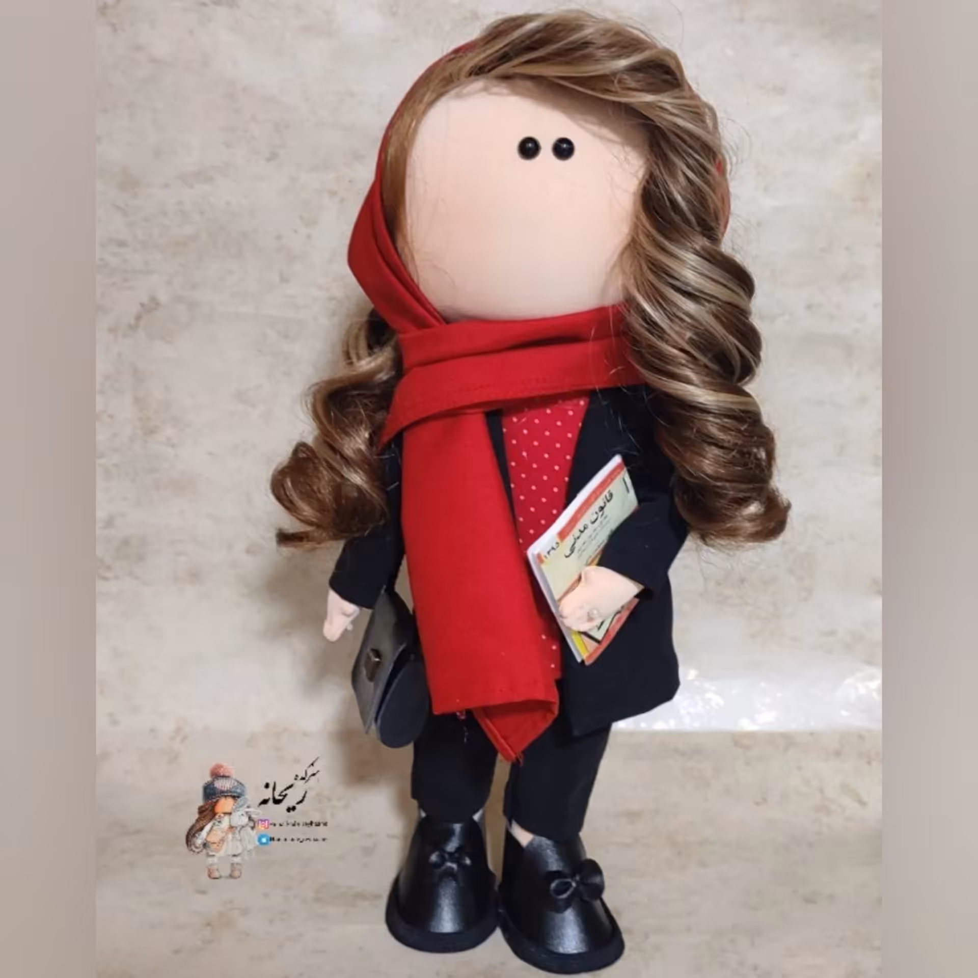 عروسک روسی مشاغل طرح خانم وکیل مناسب کادوهای مناسبتی