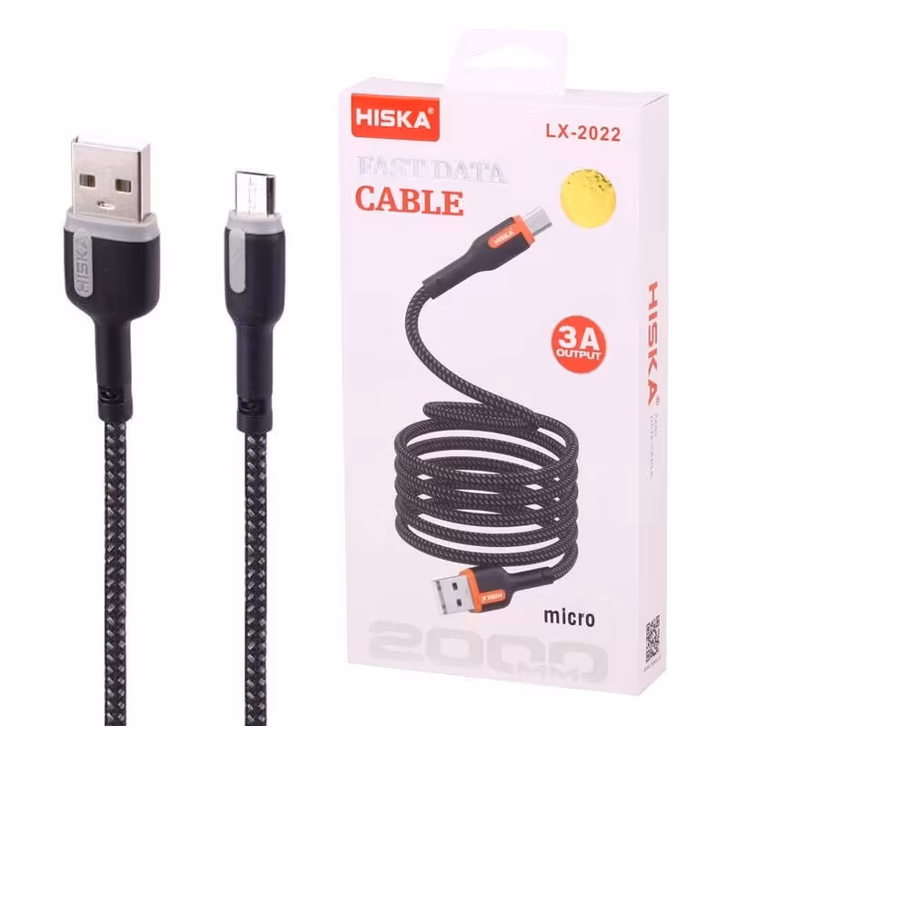 کابل شارژ میکرو برند هیسکا Hiska micro  