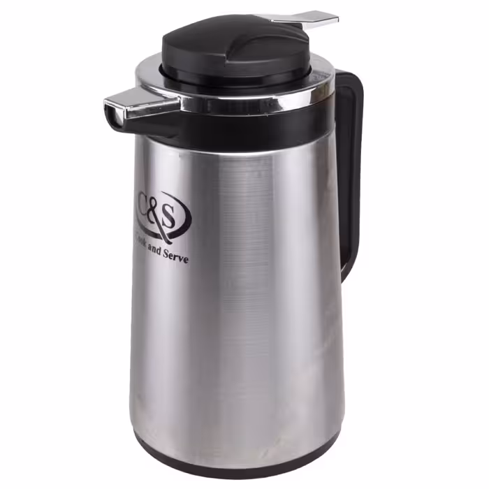 فلاسک سی اند اس 1.9 لیتر استیل شیشه دار