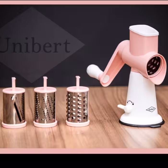 رنده رومیزی گردان سه تیغه صورتی-یونیبرت