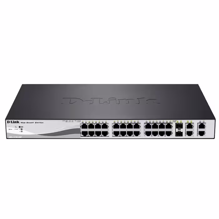 سوئیچ مدیریتی 28 پورت POE دی لینک DES-1210-28P