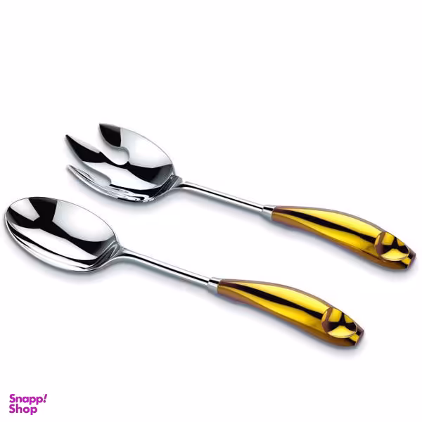 ست قاشق چنگال سالاد ریجنت مدل LUX GOLD کد H2513020