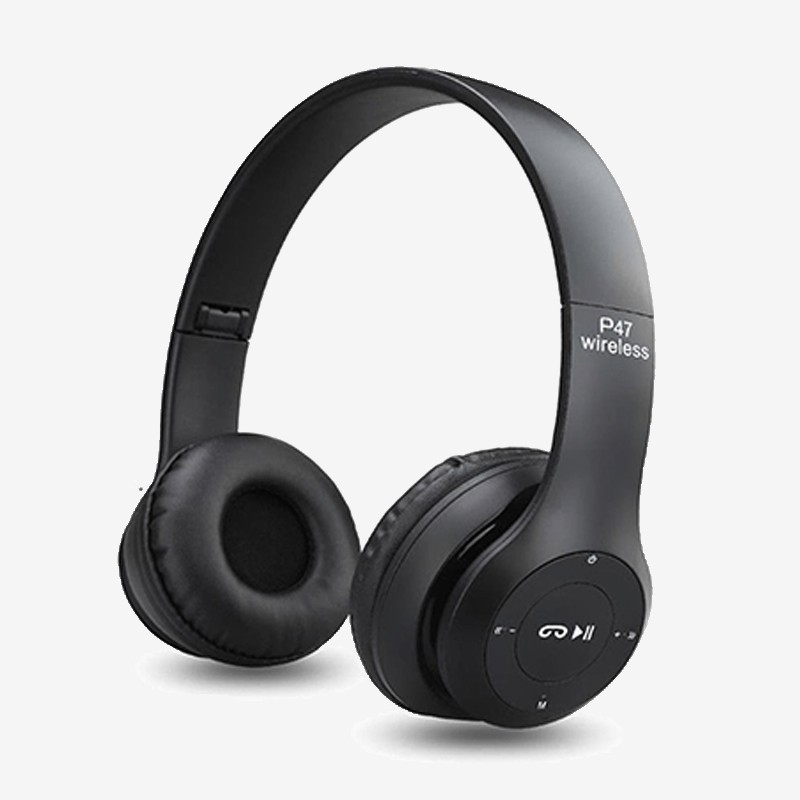 هدفون بلوتوثی مدل p47 رنگ مشکی