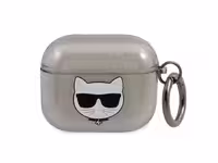 کاور محافظ براق ایرپاد 3 اپل طرح گربه کارل CG Mobile Apple Airpods 3 Karl Cat Case (مشکی)
