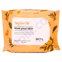 دستمال مرطوب پاک کننده آرایش صورت مخصوص پوست خشک و حساس بیول 20 عددی