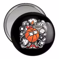 آینه جیبی خندالو طرح بسکتبال کد 4991