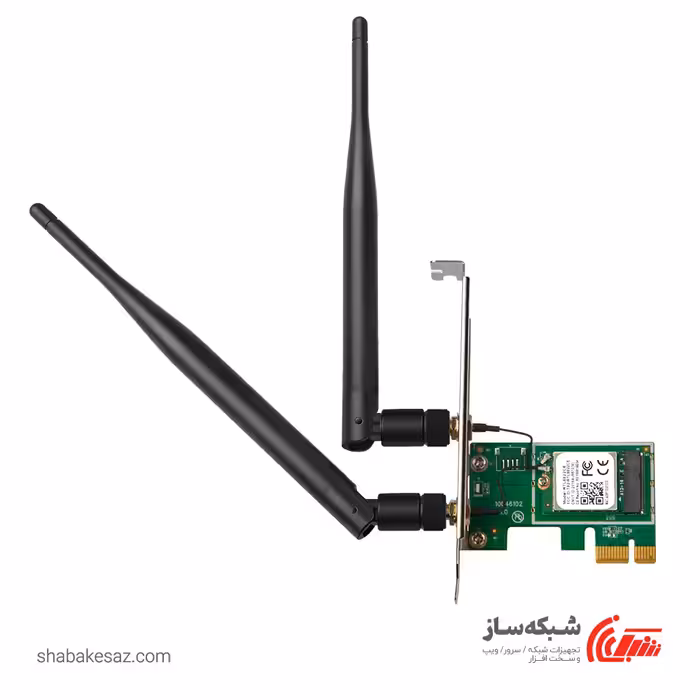 قیمت و خرید کارت شبکه وای فای تندا Tenda E12 دو باند AC1200 - شبکه ساز
