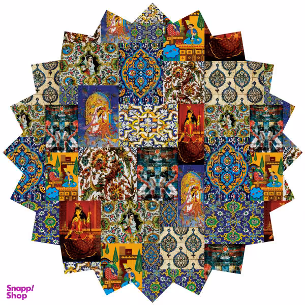 رومیزی مدل T6-42132 چند رنگ سایز 90*90 سانتی‌ متر