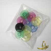 ماسوره ژانومه پلاستیکی رنگی (10 عدد) 