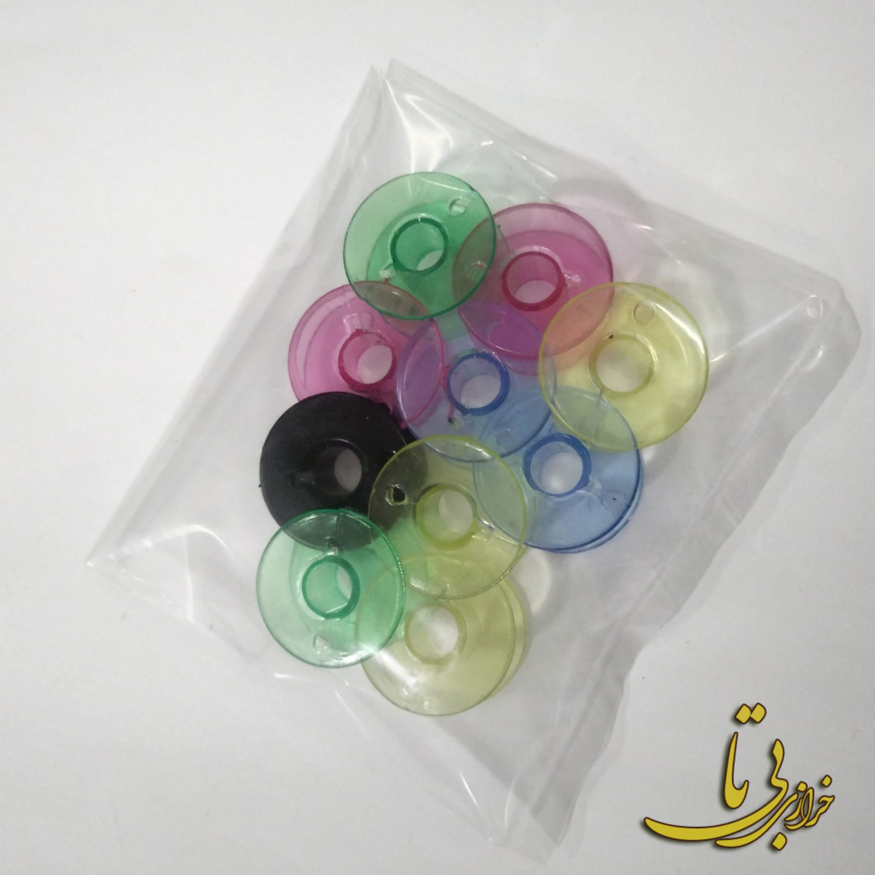 ماسوره ژانومه پلاستیکی رنگی (10 عدد) 