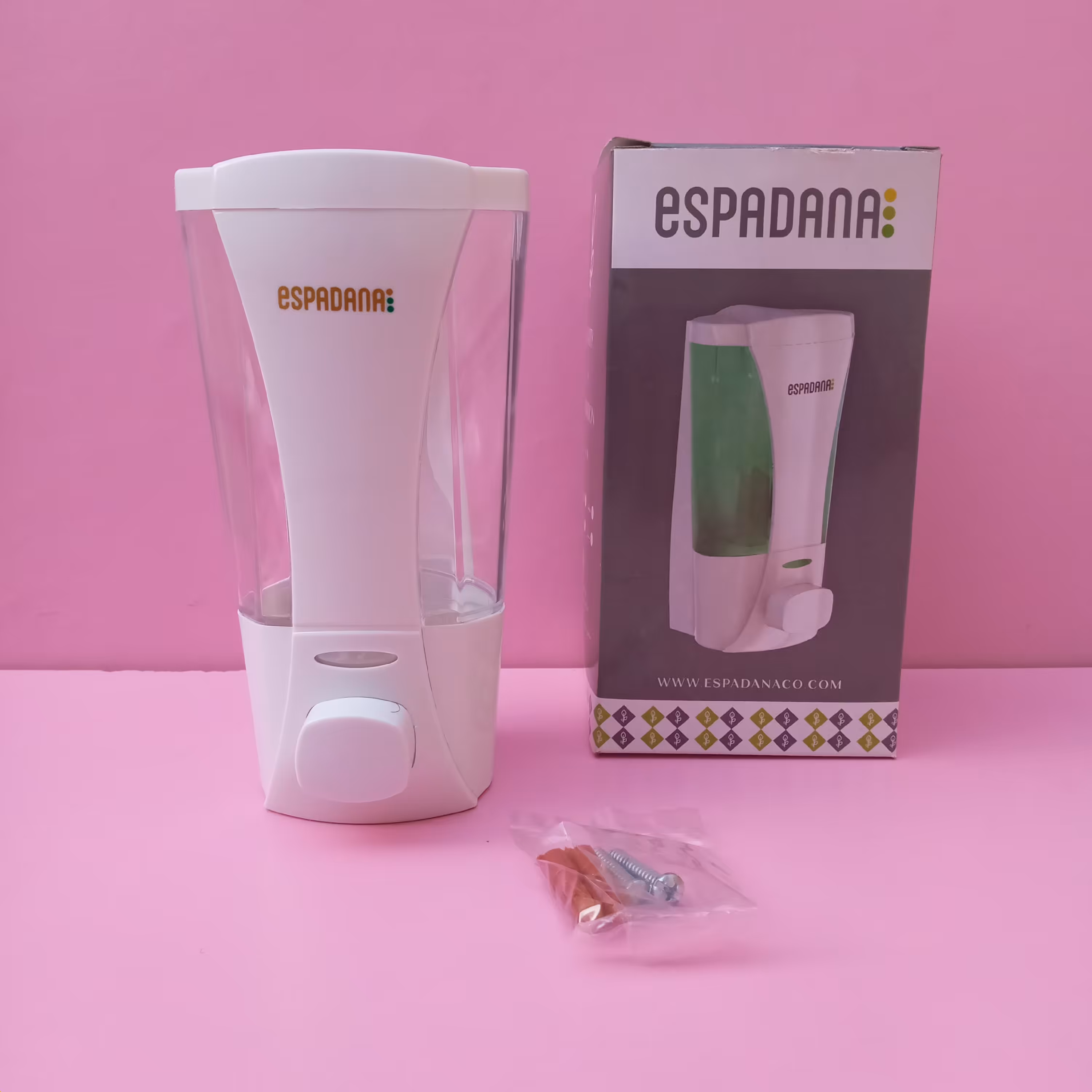 جا مایع ظرفشویی و دستشویی اسپادانا رنگ سفید (جامایعی )