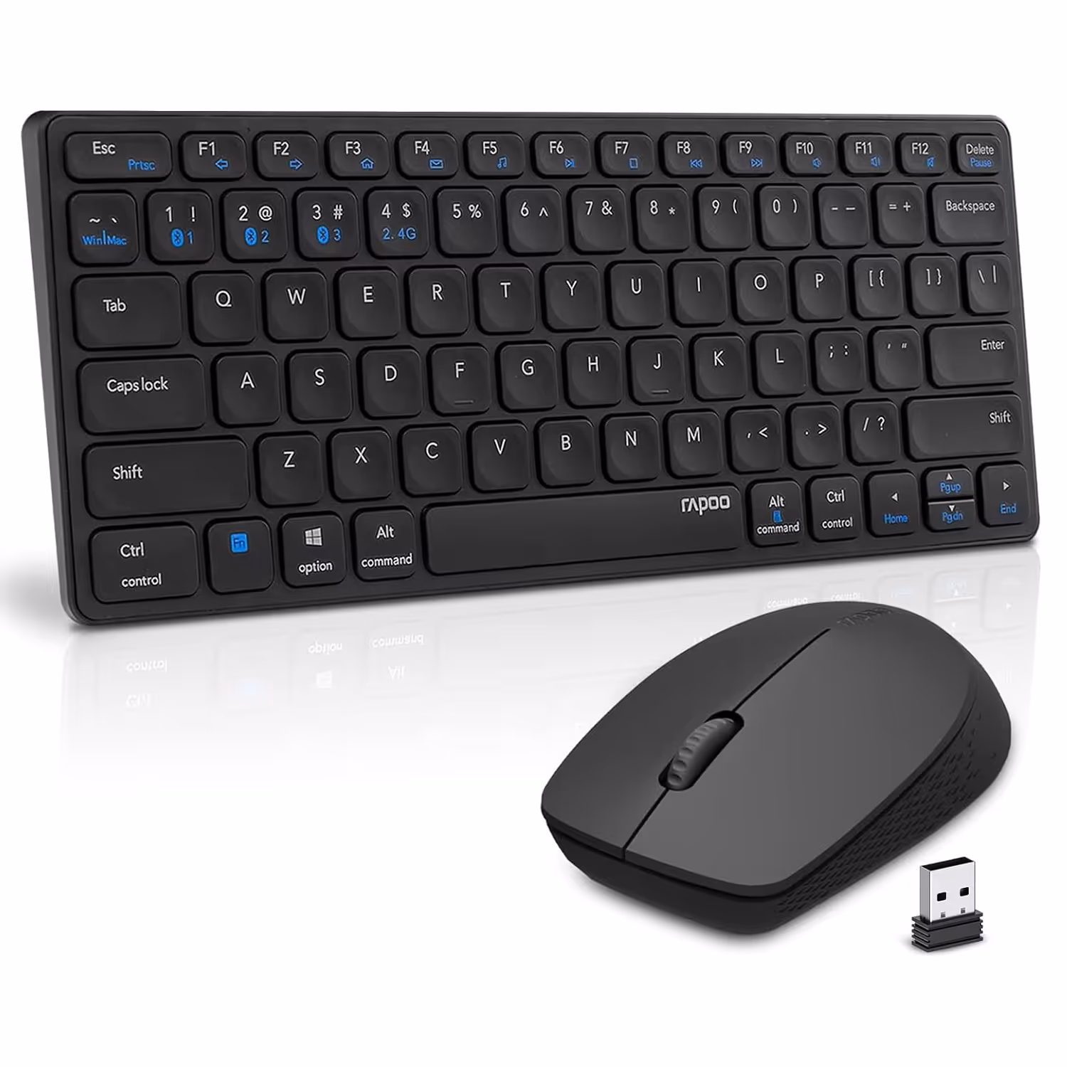 ست ماوس و کیبورد بی سیم رپو مدل 9050M