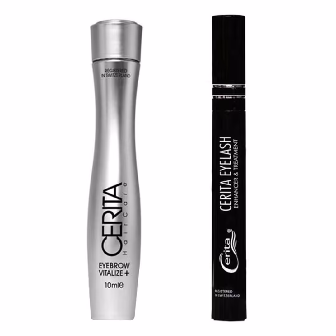 سرم احیا کننده ابرو به همراه محلول تقویت کننده مژه سریتا تاریخ انقضاء 1405