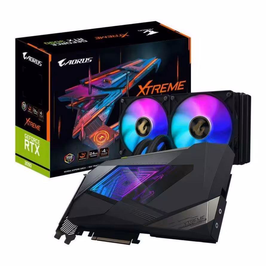 کارت گرافیک گیگابایت GeForce RTX 3090 XTREME WATERFORCE 24G