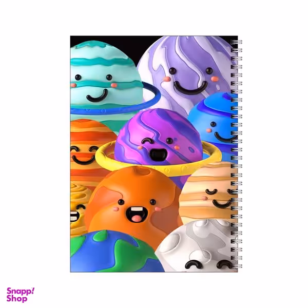 دفتر مشق 50 برگ بامبیلیپ طرح سیاره های خوشحال کد 4902228