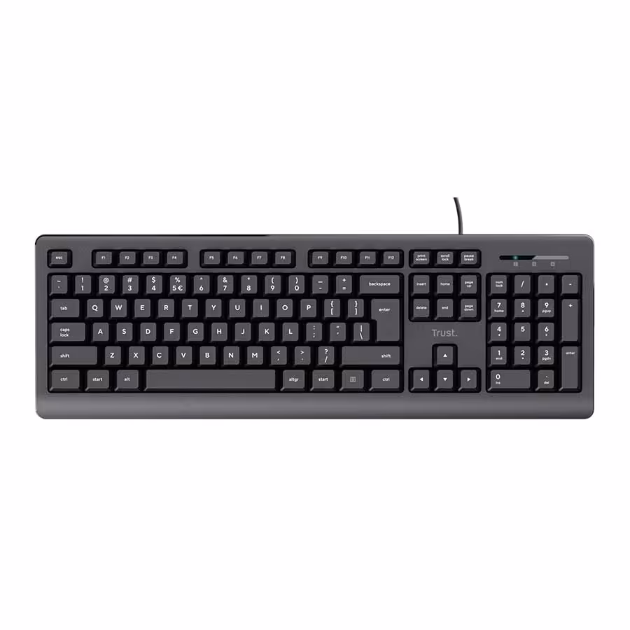 قیمت و خرید کیبورد باسیم تراست مدل TK-150 | یاس ارتباط