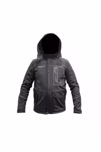 کاپشن موتورسوار مشکی مردانه FORTE GT 1084 BABIL محافظت کامل 4 فصل زمستان SOFTSHELL موتور سیکلت M بدن سیاه motosergen