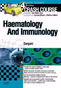[PDF] دانلود کتاب Crash Course Haematology And Immunology, 4th ed, 2012