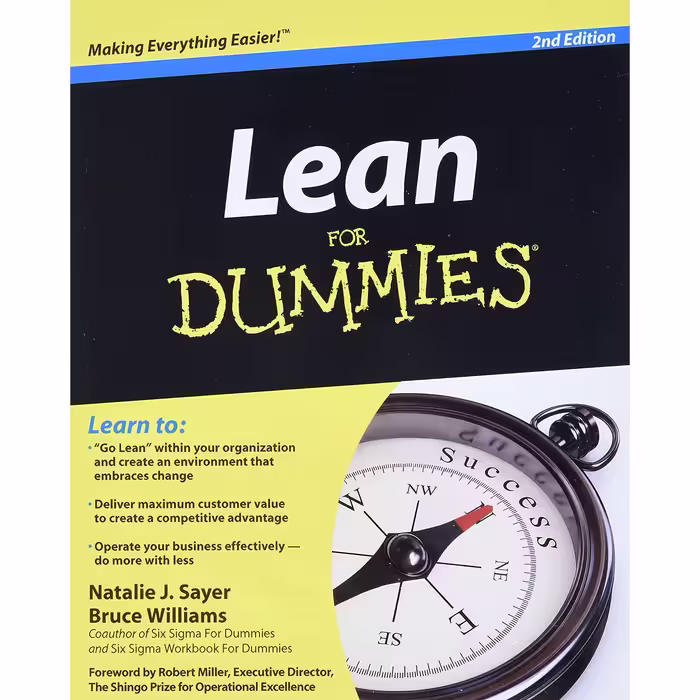 کتاب زبان اصلی Lean for Dummies اثر Bruce Williams انتشارات For Dummies