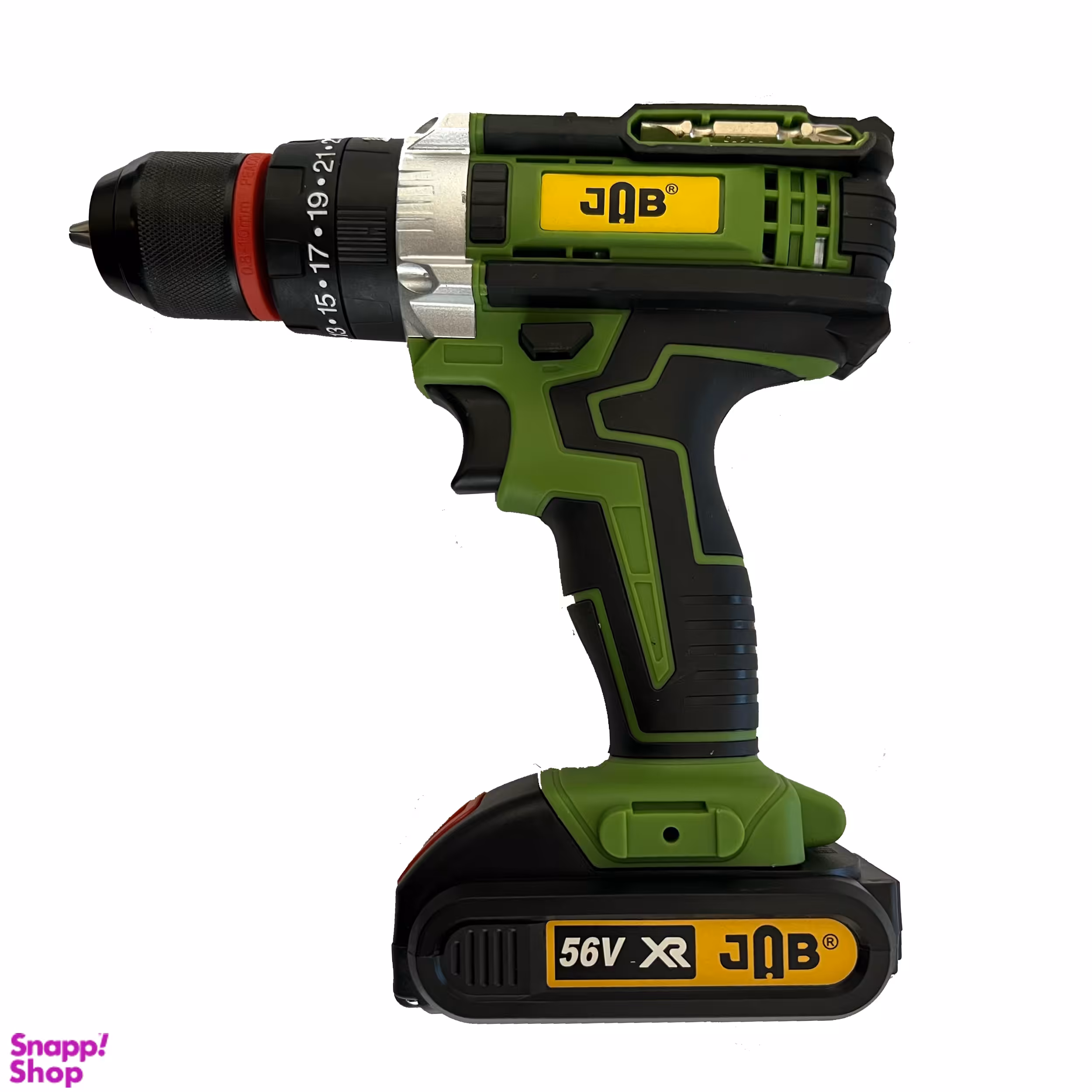 دریل پیچ گوشتی شارژی چکشی جاب مدل JB-5650 مجموعه 45 عددی