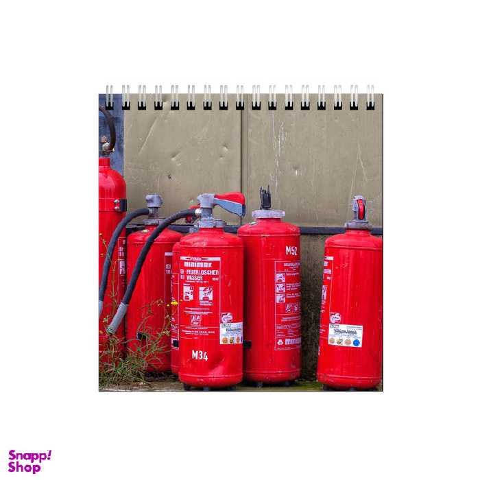 دفتر طراحی ۶۰ برگ مدل کپسول آتش نشانی کد 3363980