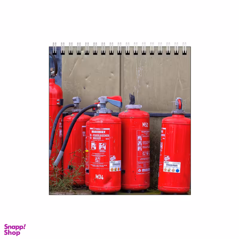 دفتر طراحی ۶۰ برگ مدل کپسول آتش نشانی کد 3363980