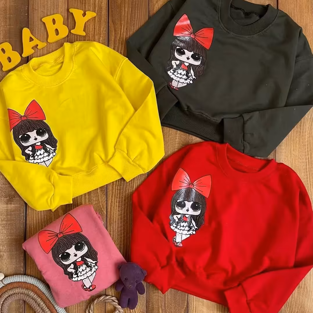 کراپ دخترانه رنگی