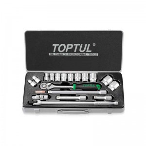 جعبه بکس 18 پارچه 1.2 6پر تاپ تول TOPTUL
