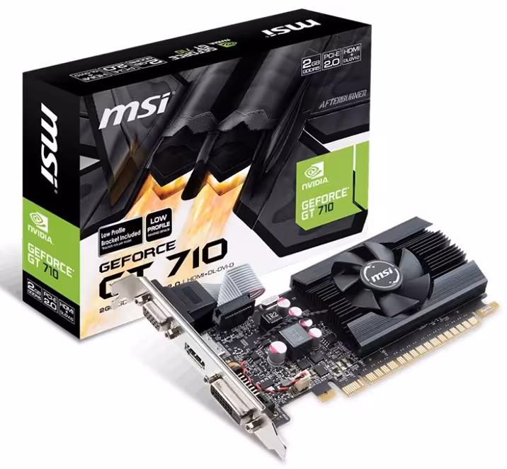 کارت گرافیک ام اس آی مدل جی تی 710 ال پی با حافظه 2 گیگابایت