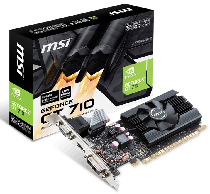 کارت گرافیک ام اس آی مدل جی تی 710 ال پی با حافظه 2 گیگابایت