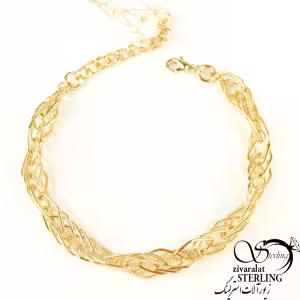 دستبند طرح طلا