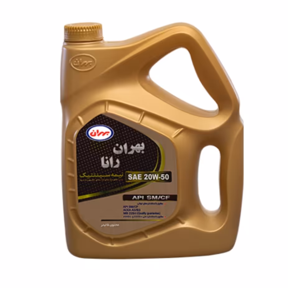 روغن موتور بهران رانا مدل 20w 50 sm/cf حجم 4 لیتر (تضمین اصالت)