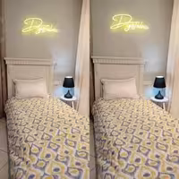 لحاف یک نفره طرح پترن چهار خونه زرد