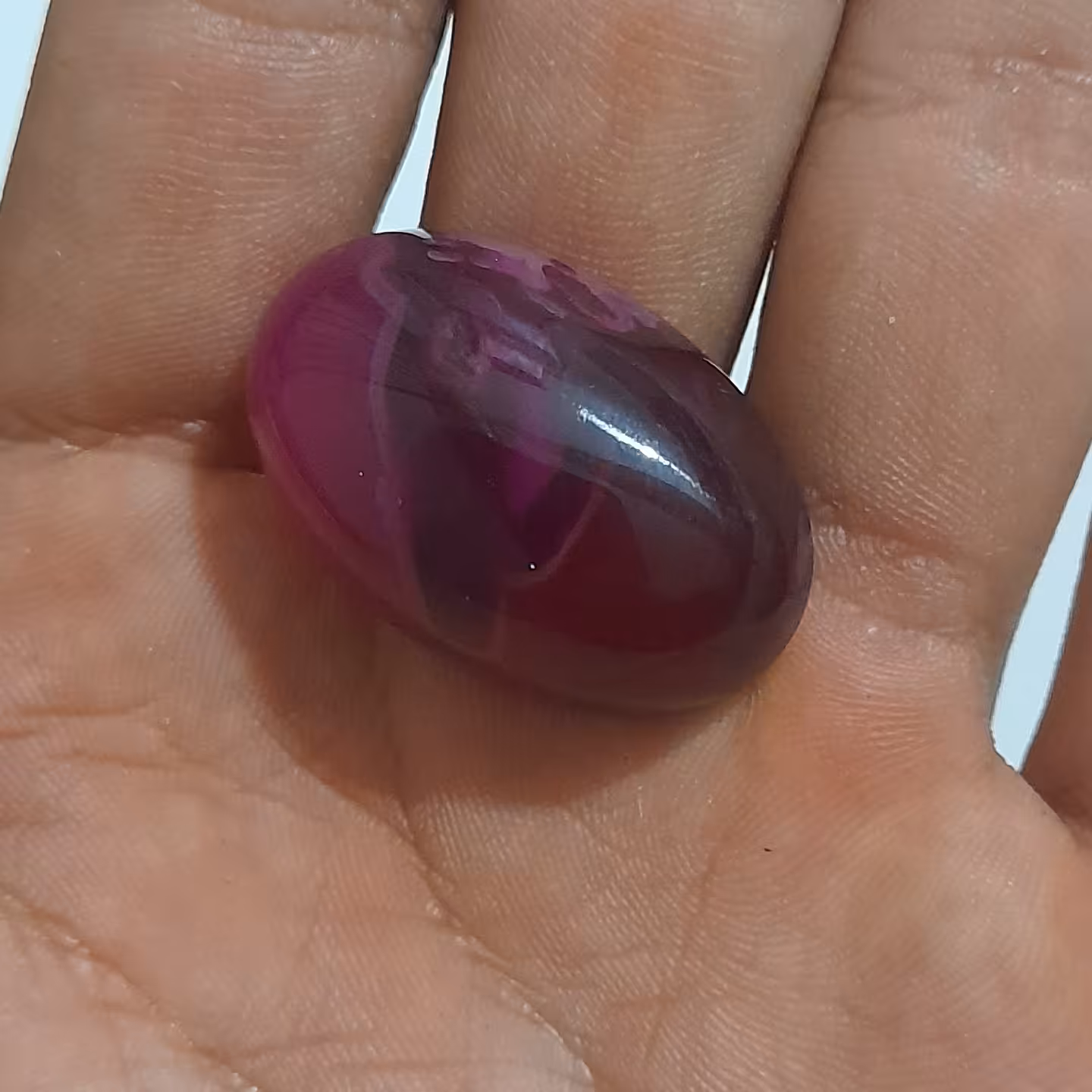 نگین عقیق صورتی 