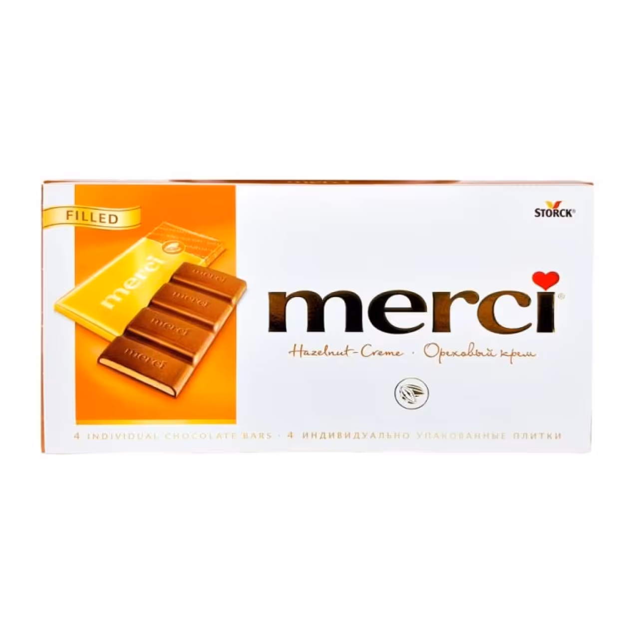 شکلات مرسی کرم فندق 100 گرم