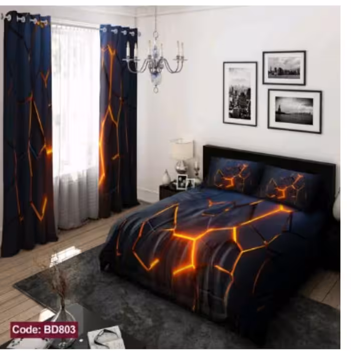 روتختی یک نفره 4تیکه ارسال رایگان طرح زیبا جدید سه بعدی چاپی .....