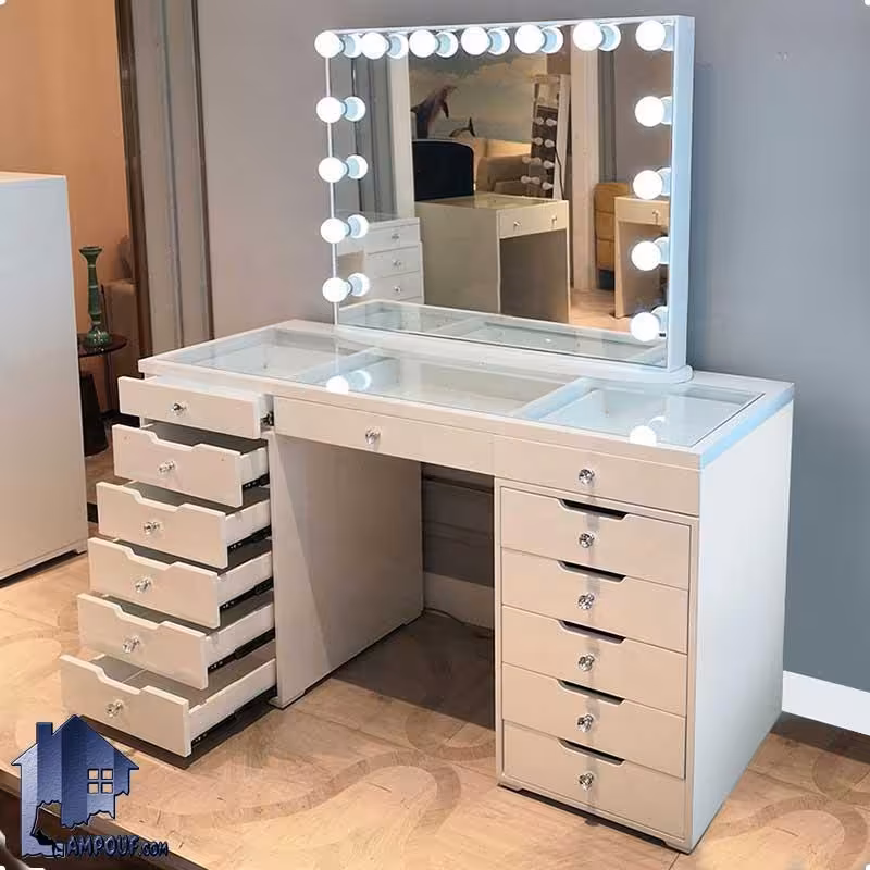 میز آرایش لامپ دار DJ501