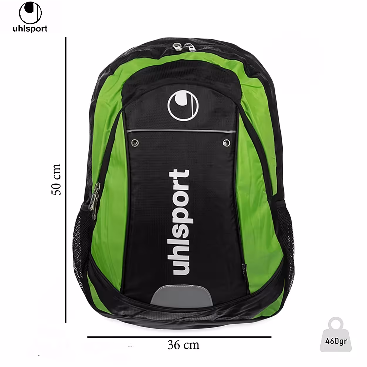 کوله پشتی  45 لیتری uhlsport مدل  ALA MUH468-001 ( مشکی - سبز )

