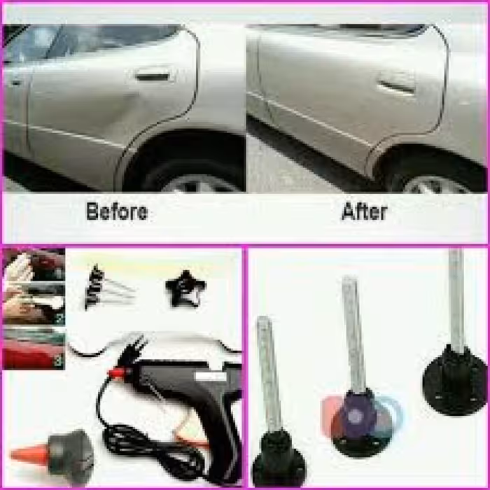 دستگاه صافکاری خودر با دستگاه چسب ارجینال