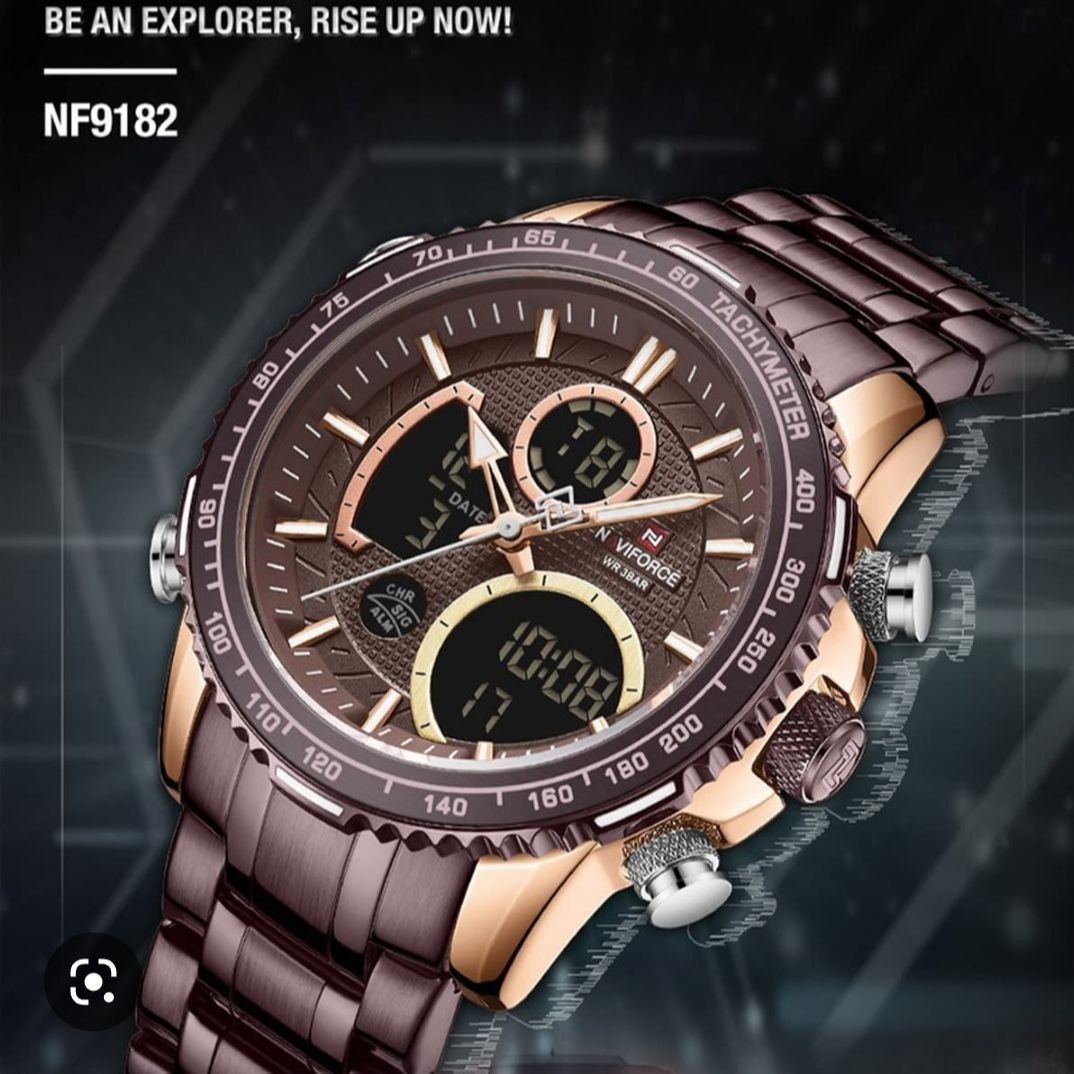 ساعت خفن مردانه Naviforce موتور ژاپن