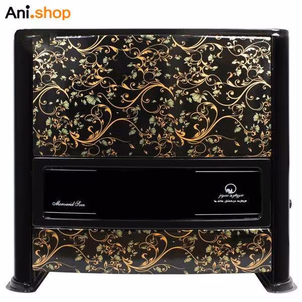 بخاری گازی مروارید سوز طرح گرافیکی مدل 9000 کد 205