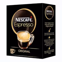 قهوه اسپرسو فوری اورجینال نسکافه بسته 25 عددی 