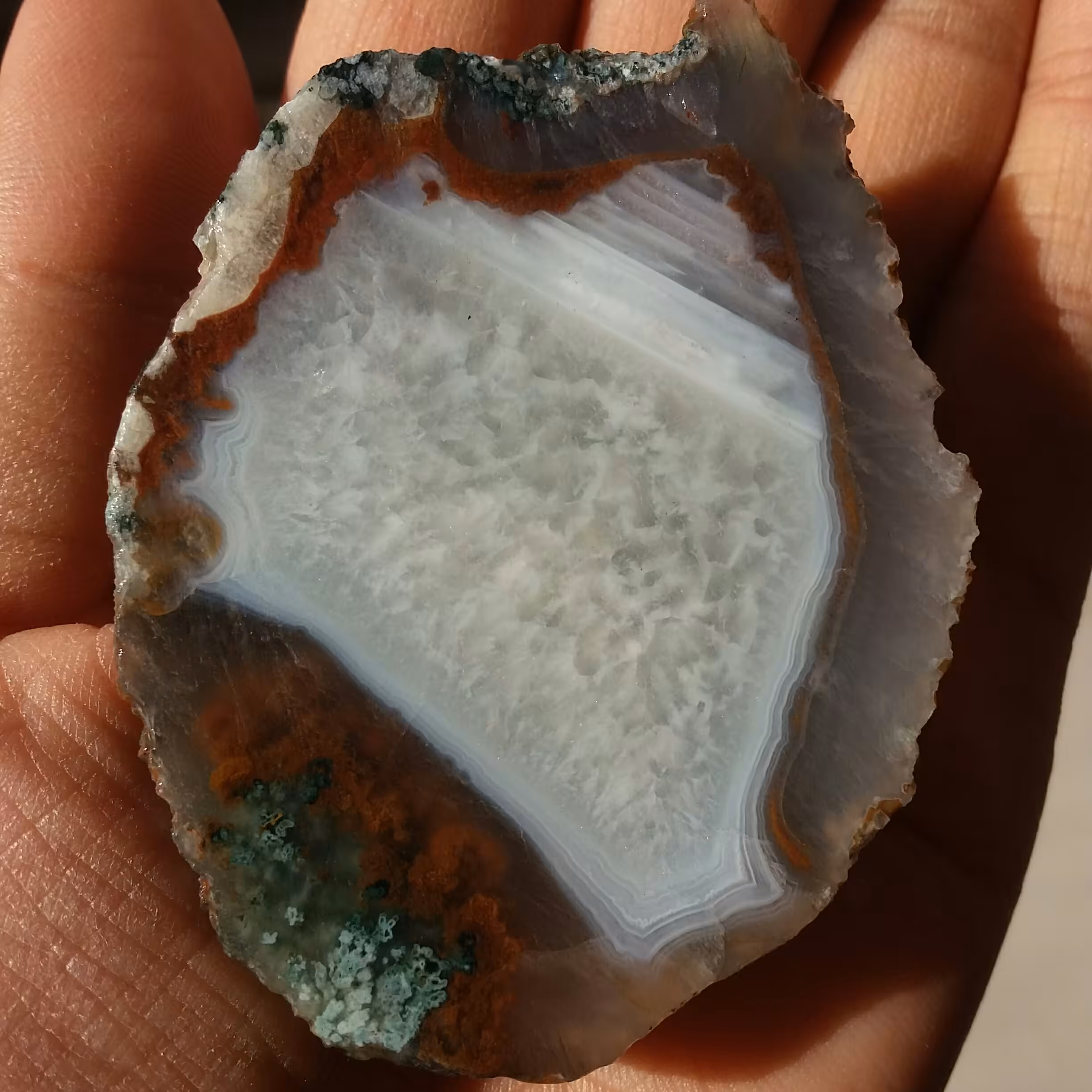 اسلایس سنگ راف شجر شکوفه 7رنگ و سلیمانی شاهکار خلقت کاملا طبیعی